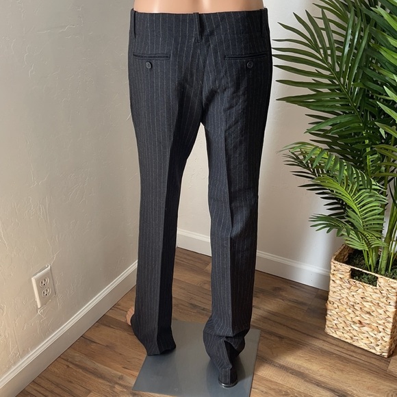Theory Wool Pinstripe Suitable Pants Sz 6 - Picture 4 of 16
